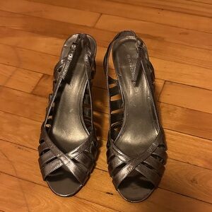 Bandolino Metallic Heeled Sandals